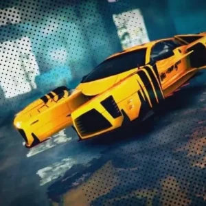 High-speed racing action in Rival Gears Racing.