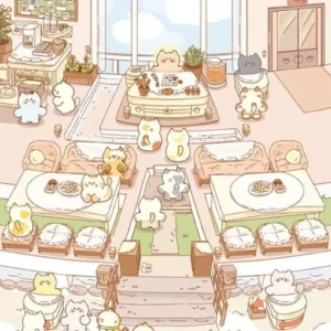 Idle Cat Hotel Gameplay Screenshot