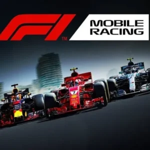 Intense racing action in F1 Mobile Racing