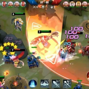 Intense team battle in Masters Moba League