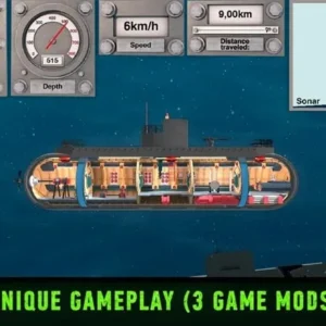 Intense underwater combat scene in Nuclear War Submarine inc
