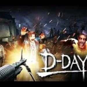 Intense zombie shooting action in Zombie Hunter D-Day2