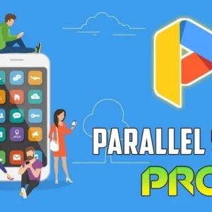 Interface of Parallel Space Pro app on a phone.