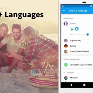 iTranslate Translator and Dictionary main screen