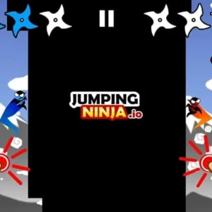 Jumping Ninja 2 Player Games on a phone