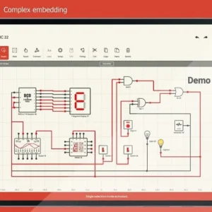 Logic Circuit Simulator Pro app interface