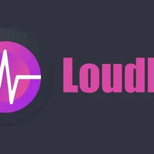 Loudly main screen showcasing the volume boost feature