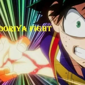 Midoriya in action