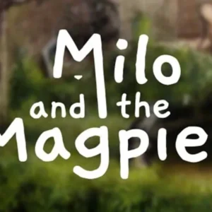 Milo exploring a garden in Milo and the Magpies APK