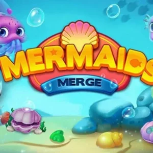 Mô tả: Giao diện chính của game Merge Mermaids