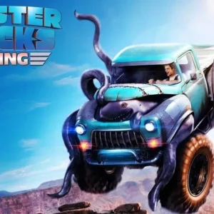 Monster Truck Racing in Action