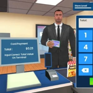 My Supermarket Store Sim running on a phone