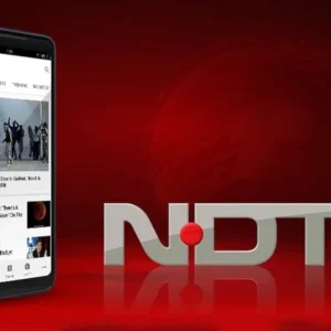 NDTV News app interface.