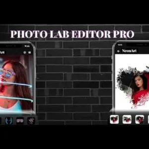 NeonArt Photo Editor Interface