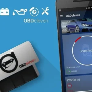 OBDeleven car diagnostics in action