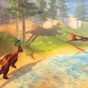 Olorotitan Simulator exploring the world