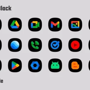OneBlack Icon Pack mod