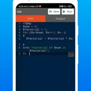 PHP Editor in action