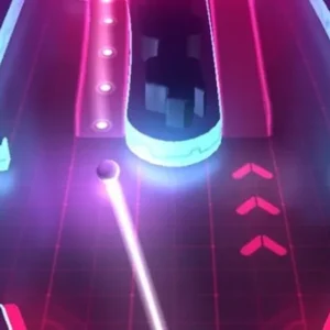 PinOut in a neon-lit arcade