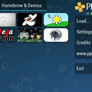 PSP gameplay on a phone