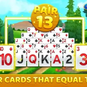 Pyramid Solitaire Gameplay Screenshot