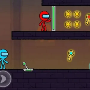 Red and Blue Stickman 2 android1