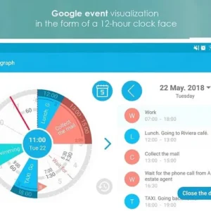 Sectograph app interface displayed on a phone