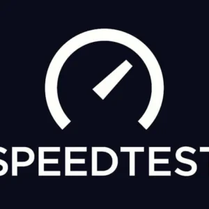 Speed test app interface.