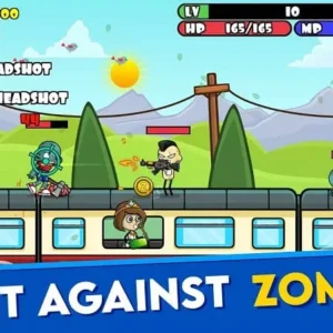 Stickman and Gun Zombie War in action