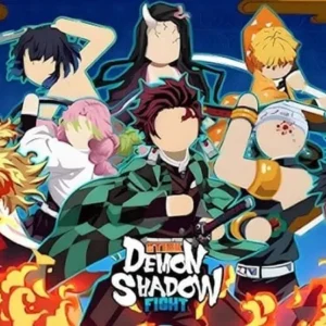 Stickman warrior fighting a demon in Stick Demon Shadow Fight