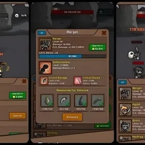 Tap Dungeon RPG Idle Clicker Main Screen