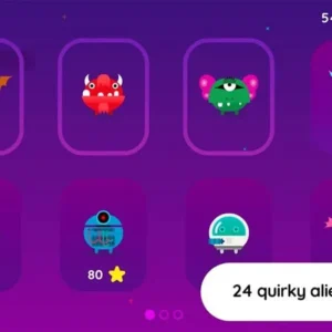 Thinkrolls Space gameplay on a tablet