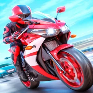 Thrilling motorcycle race in Racing Fever Moto.