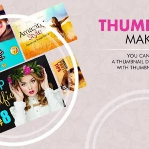 Thumbnail Maker app interface