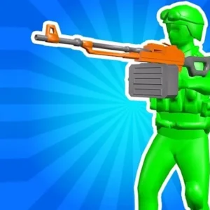Toy soldiers battling in Toys Army 3D