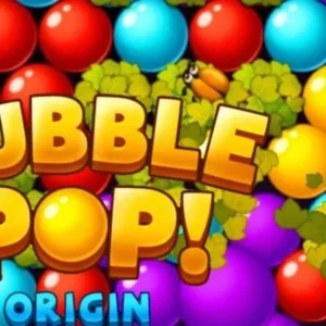 Vibrant bubbles in Bubble Pop Origin!