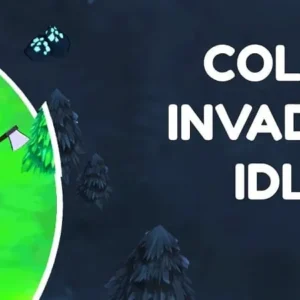 Vibrant island scene in Color Invaders Idle