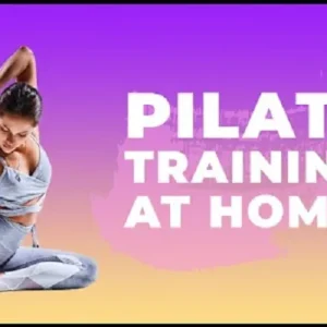 Woman performing a pilates exercise.