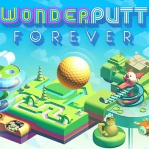Wonderputt Forever gameplay on a whimsical course