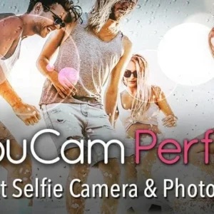 YouCam Perfect main screen showcasing various features