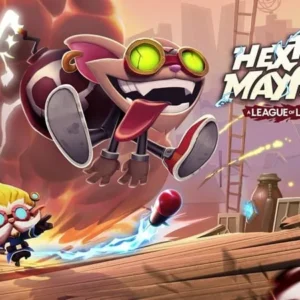 Ziggs running through Piltover in Hextech Mayhem
